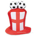 Three Soccer Balls Screen Printed Outdoor Cap Headwear England Football Fans Cap